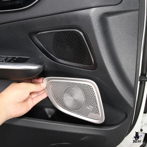 互換品 メルセデスベンツ Cクラス W206 2022-2026 ステンレススピーカーカバー