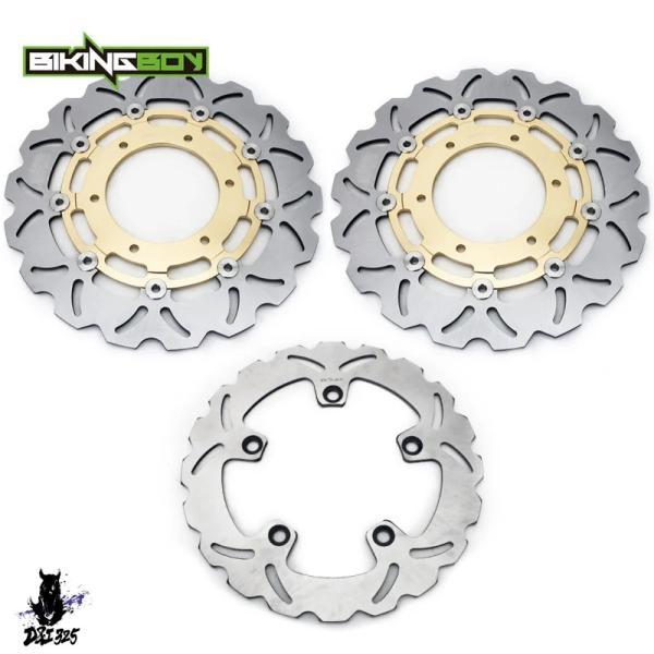 互換品  BIKINGBOY フロントリアブレーキディスクローター GSX-S 1000 / F A...