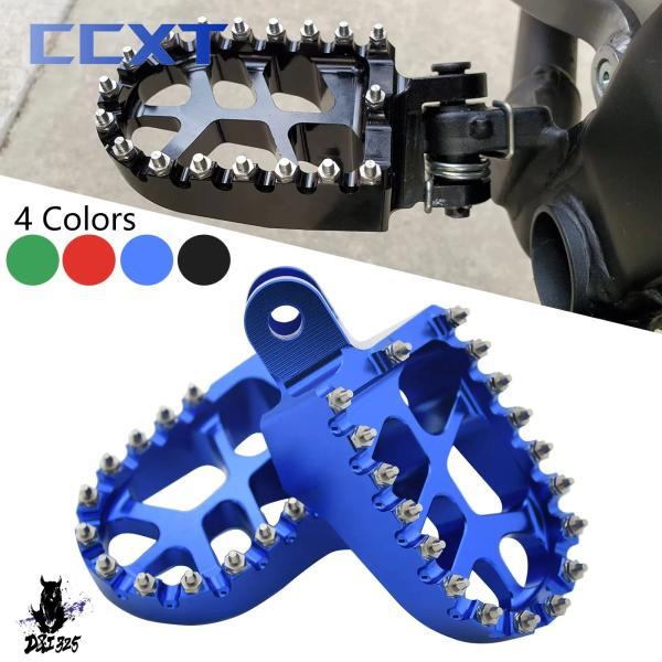 互換品  モトクロス フットペグバイクフットペグホンダ CR80R CR85RB CRM250 XR...
