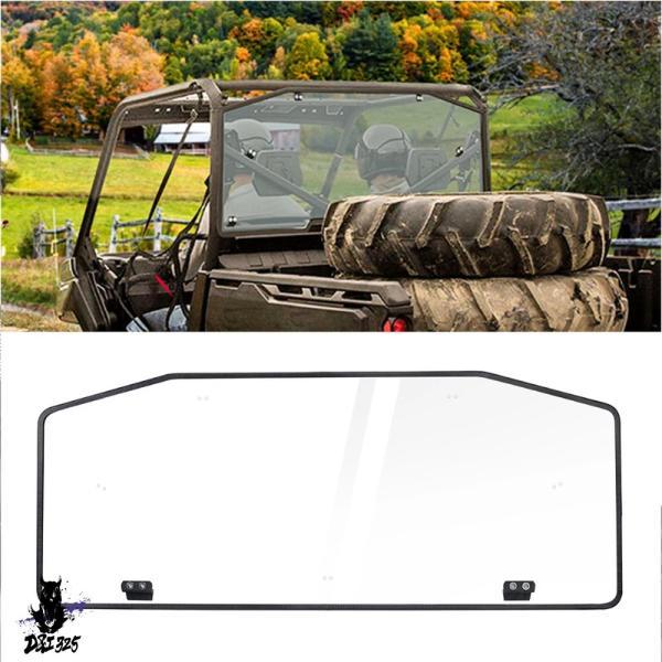 互換品  Sxs-Can-am Defender クリアリアフロントガラス HD 風 防塵 ノイズリ...