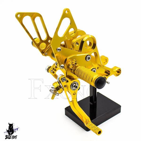 互換品  フットレストアルミニウムバイク バイク バックミラー フットペペペダル リアセット ドゥカ...