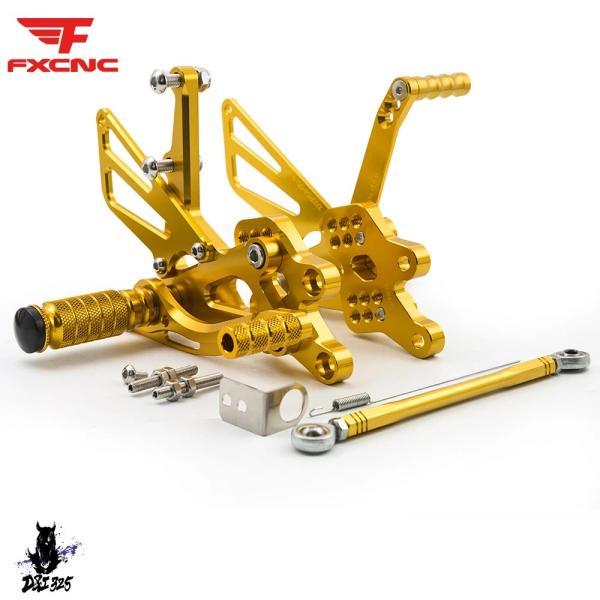 互換品  カワサキ ZX10R 2004-2005 バイクリアセットフットレストフットペグ Cnc ...