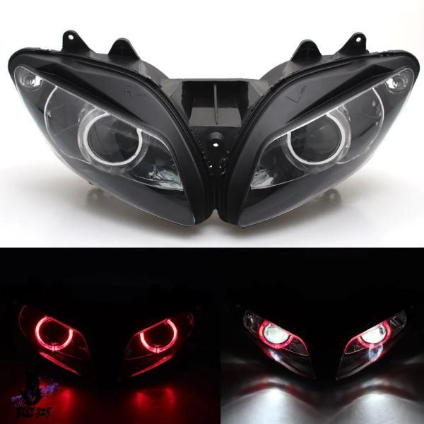 互換品  ヤマハ YZF-R1 2002-2003 バイク アクセサリー 完全済み フロントHIDヘ...