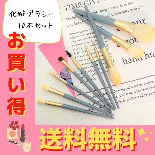メイクブラシセット おしゃれ 収納 ケース 付き ふわふわ プチプラ