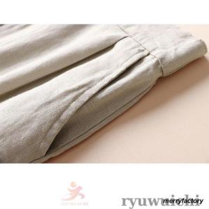 ワイドパンツ レディース ウエストゴム ゆった...の詳細画像5