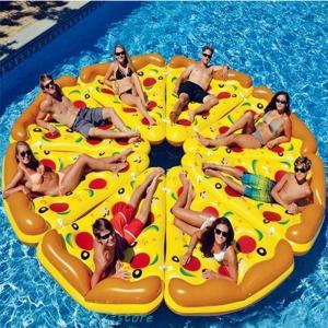 新作 うきわ 浮き輪 フロート ピザ 食べ物 大人用ビッグサイズ スイムリング 海 ビーチ プール 水遊び 夏休み 巨大 180×150cm