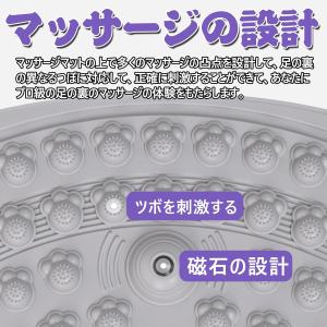 足ツボマット 55cm 円形 足マッサージパッ...の詳細画像3