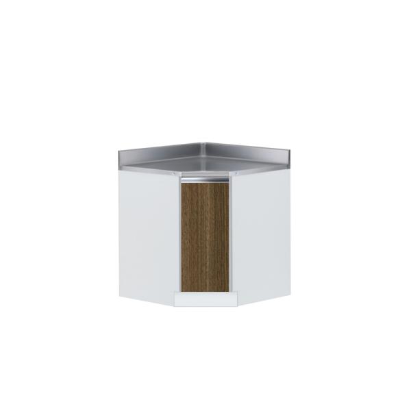 隅調理台W75×D55×H80cm 右吊元扉【エリア内会社入れ限定】KTD5-80-75C プレミア...