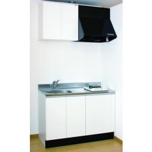 薄型キッチンW1350×D550×H850mm ガス1口加熱器具付【東京圏限定】SCMS