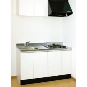 薄型キッチンW1350×D550×H850mm ガス1口加熱器具付【東京圏限定】SCMS-1350プ...