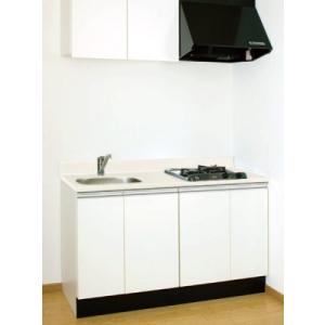 薄型キッチンW1350×D550×H850 人工大理石天板 1口IH加熱器具付【東京圏限定】SCMS...