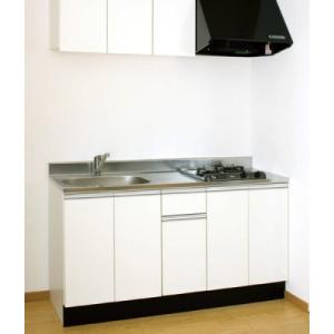 薄型キッチンW1500×D550×H850mm ガス2口加熱器具付【東京圏限定】SCMS-1500プ...