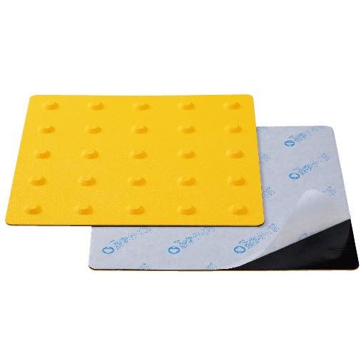 のり付点字タイル【エラストマー製】300×300×厚み2ｍｍ 点形警告タイプSM300-JEM