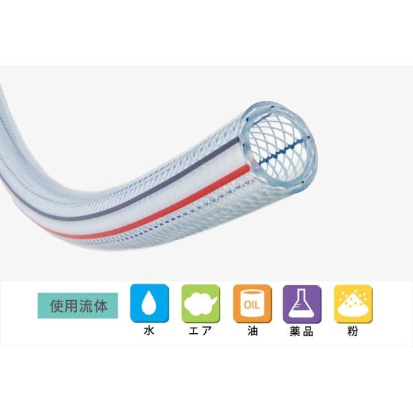 耐圧ブレードホースTR-63【内径63×外径80ｍｍ カット品】水・油・エアー用トヨロンホース 法人...