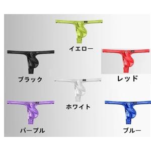 メンズTバック フロントもっこり ハーフシーム...の詳細画像1