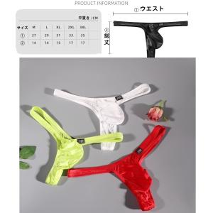 メンズTバック フロントもっこり ハーフシーム...の詳細画像3