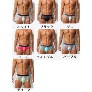 メンズボクサー超極薄・軽量 スケスケ 男性下着...の詳細画像1