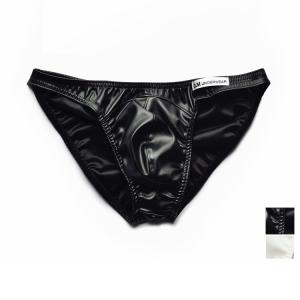 ビキニブリーフ 男性下着 レーザー風 シャーリング入り メンズインナー enstyle エンスタイル dm3038