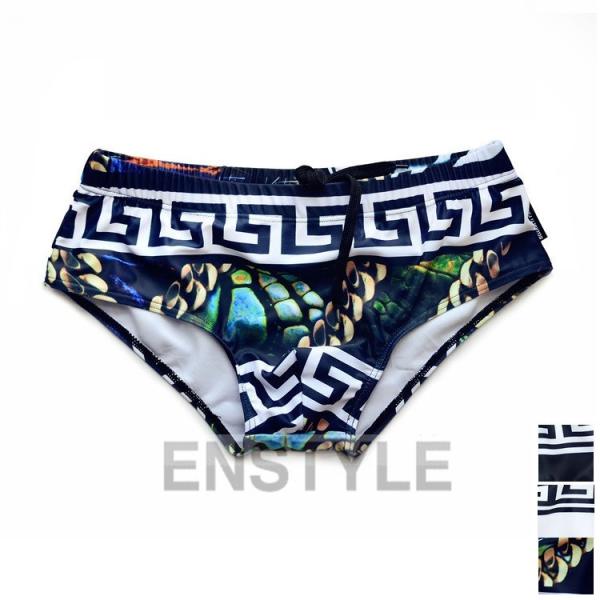 メンズ水着 ビキニ型 ヨーロピアン風 セクシーな水着 競泳水着 競泳パンツ エンスタイル e-dm9...