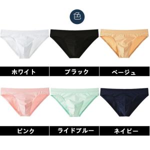 メンズビキニ コットン ハーフシーム 綿 男性...の詳細画像2
