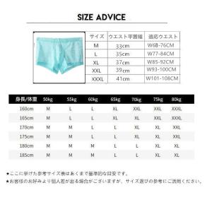 ボクサーパンツ メンズボクサー 花柄レース ロ...の詳細画像2