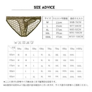 メンズビキニ ゾウさんビキニ 網目模様レース ...の詳細画像2