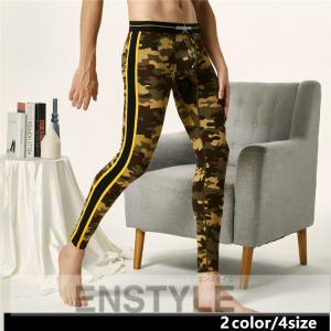 タイツ 防寒 男性 メンズ 迷彩柄 コットン レ...の商品画像