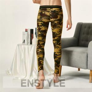 タイツ 防寒 男性 メンズ 迷彩柄 コットン レギンス ロングスパッツ
