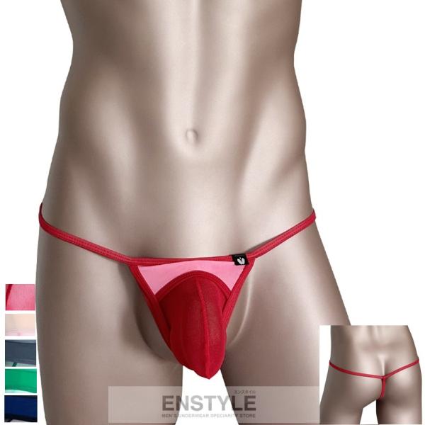 メンズTバック フロント異素材切替 メンズインナー セクシーインナー enstyle エンスタイル ...