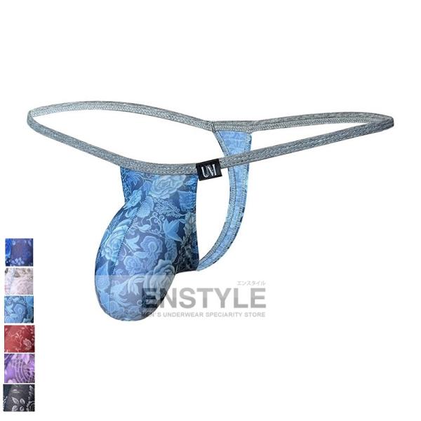 メンズTバック もっこりタイプ  花柄 メンズインナー セクシーインナー enstyle エンスタイ...