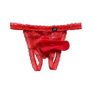 Yバック Oバック メンズ 花柄レース ゾウさ...の詳細画像3