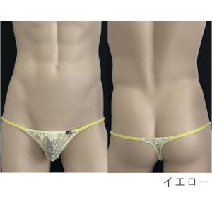 メンズTバック 花柄レース 脇細 セクシーイン...の詳細画像5