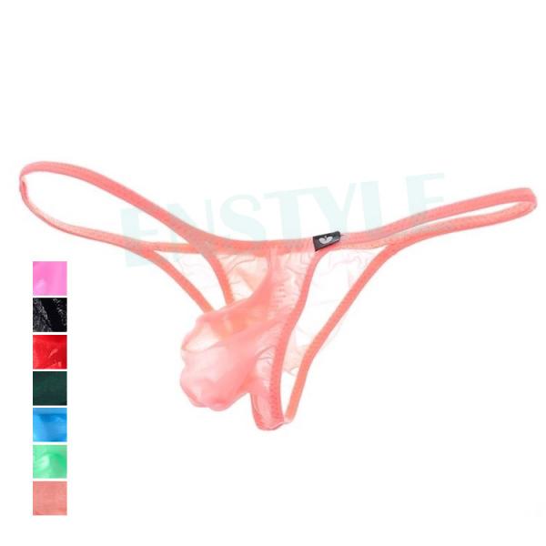 ハーフバックビキニ マイクロメッシュ 極薄 モッコリ メンズ インナー セクシーインナー entyl...