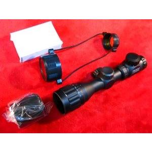 2-6x32 AOE　2色 イルミネーション ショート ズームスコープ　マウントリング付