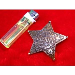 保安官バッジ SHERIFF （104） ウッディ 西部劇のコスプレなどに