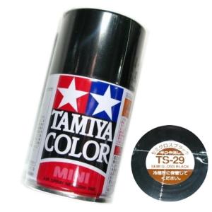 タミヤ カラー MINI スプレー塗料 (TS-14) ブラック つやあり : ホビー