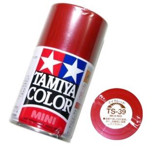 タミヤ カラー MINI スプレー塗料 (TS-18) メタリックレッド タミヤ