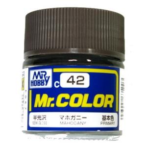 Mr.カラー （42） マホガニー 基本色 半光沢 [油性塗料]　GSIクレオス