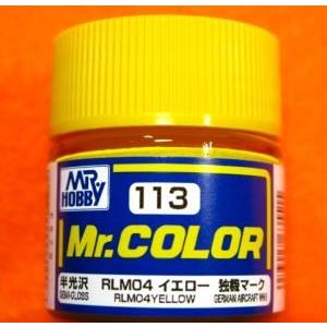 Mr.カラー (113) RLM04 イエロー　独機マーク　半光沢　Mr.COLOR GSIクレオス