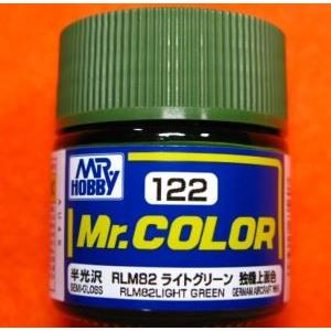 Mr.カラー (122) RLM82 ライトグリーン　独機上面色　半光沢　Mr.COLOR GSIク...