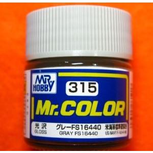 Mr.カラー (315) グレーFS16440　米海軍標準塗装色　光沢　Mr.COLOR