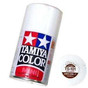 タミヤ カラー MINI スプレー塗料 (TS-7) レーシングホワイト