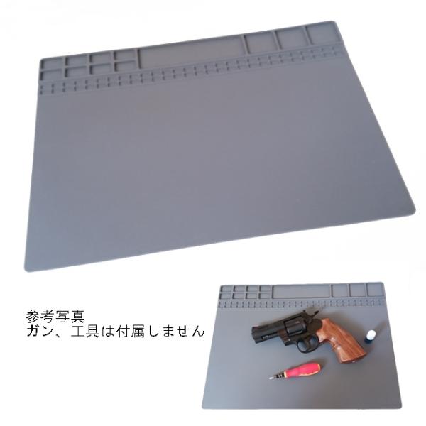 シリコン製 ガンマット エアガン モデルガンの分解メンテナンス ハンドメイド DIY パーツ紛失防止...