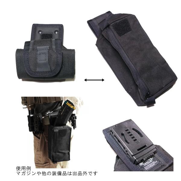 コンパクト ダンプポーチ ブラック Battle Style ライラクス サバイバルゲーム アウトド...