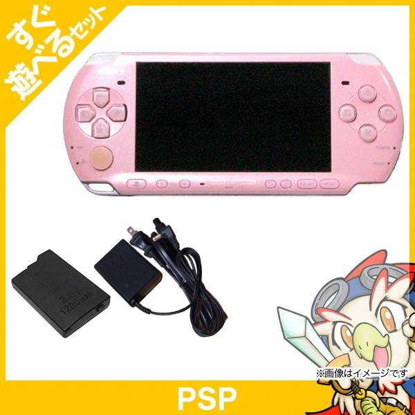 PSP 3000 ブロッサム・ピンク (PSP-3000ZP) 本体 すぐ遊べるセット PlaySt...