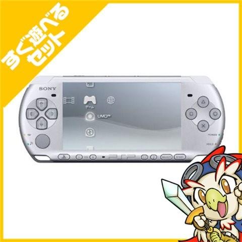 PSP 3000 ミスティック・シルバー (PSP-3000MS) 本体 すぐ遊べるセット Play...