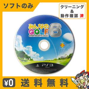 PS3 みんなのGOLF 6 ソフトのみ 箱取説なし ディスク みんゴル プレステ3 PlayStation3 中古｜entameoukoku