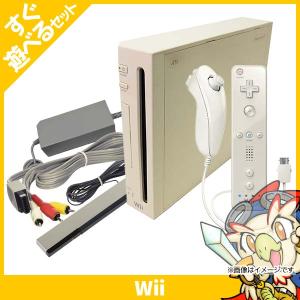 Wii ニンテンドーWii Wii本体 (シロ) (「Wiiリモコンプラス」同梱) (RVL-S-WAAG)本体 すぐ遊べるセット コントローラー付 Nintendo 任天堂 中古｜entameoukoku