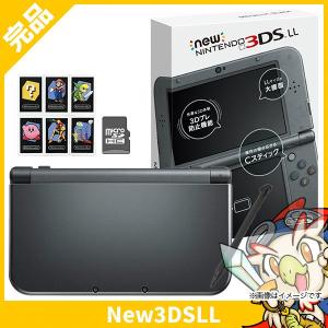 New3DSLL 本体 中古 付属品完備 メタリックブラック New ニンテンドー3DS LL RED-S-VAAA 完品 外箱付