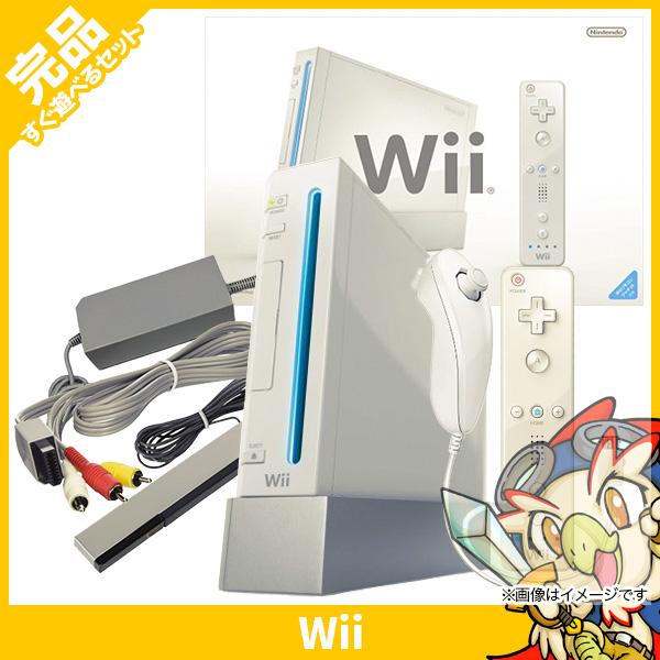 Wii ウィー 本体 シロ Wiiリモコン ニンテンドー ゲーム機 中古 完品  任天堂 NINTE...